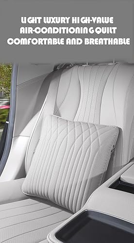 Miniatura 5 de HIBEYO Manta de almohada de apoyo lumbar de coche 3 en 1 para Mazda 2 3 3 Axela 5 6 6 Atenza 8 CX-3 CX-4 CX-5 CX-7 CX-9 MX-5 MX-5 Miata funda de