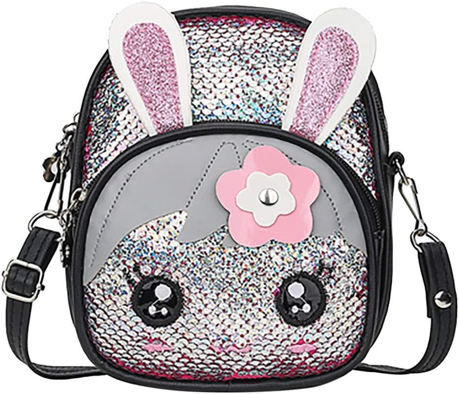 Holibanna Pailletten-Kordelbeutel Mit Meerjungfrauendesign – Glitzer-Rucksack Für Kinder, Ca. 41x20,5 Cm, Türkis-violett