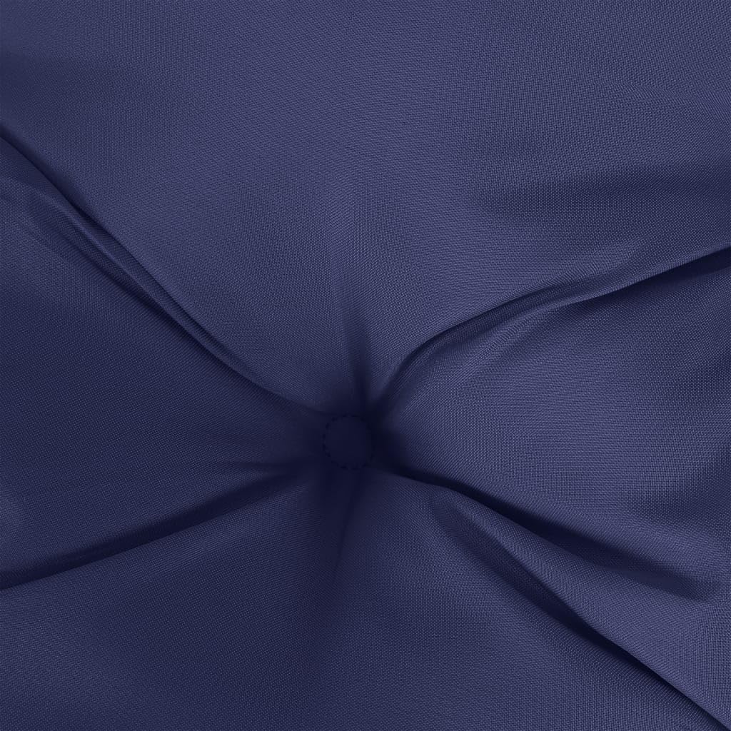 vidaXL Coussins de Chaise Lot de 6 Bleu Marine 40x40x7 cm Tissu Oxford