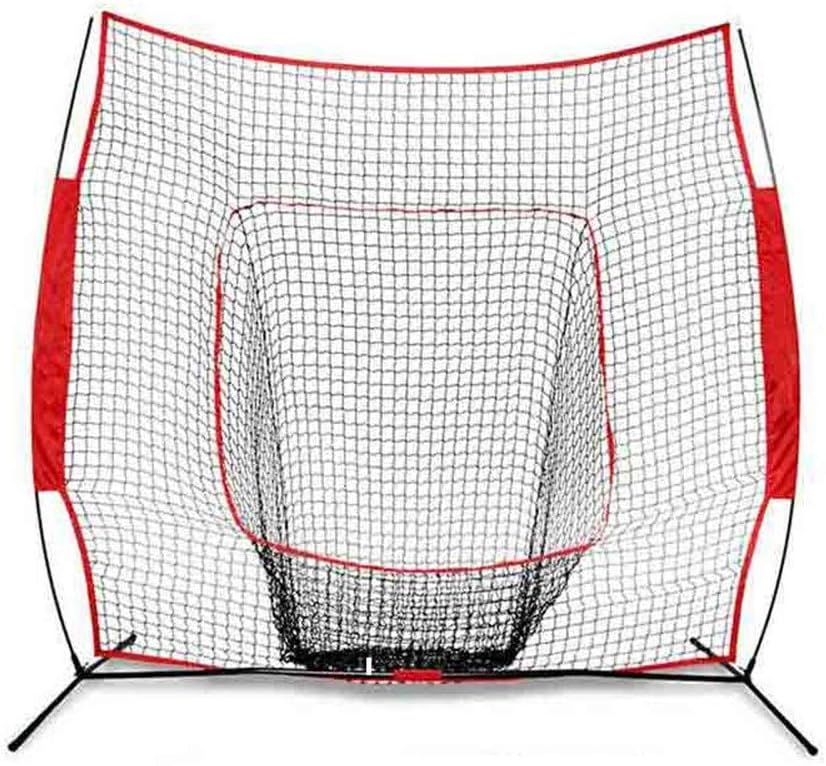 Baseball Softball Net 7x7 Feet Hole Baseball Practice Net Portable Adult Children Baseball Net Training Block Network Fold-up Design Portable Baseball and Softball Practice Net : Sports & Outdoors