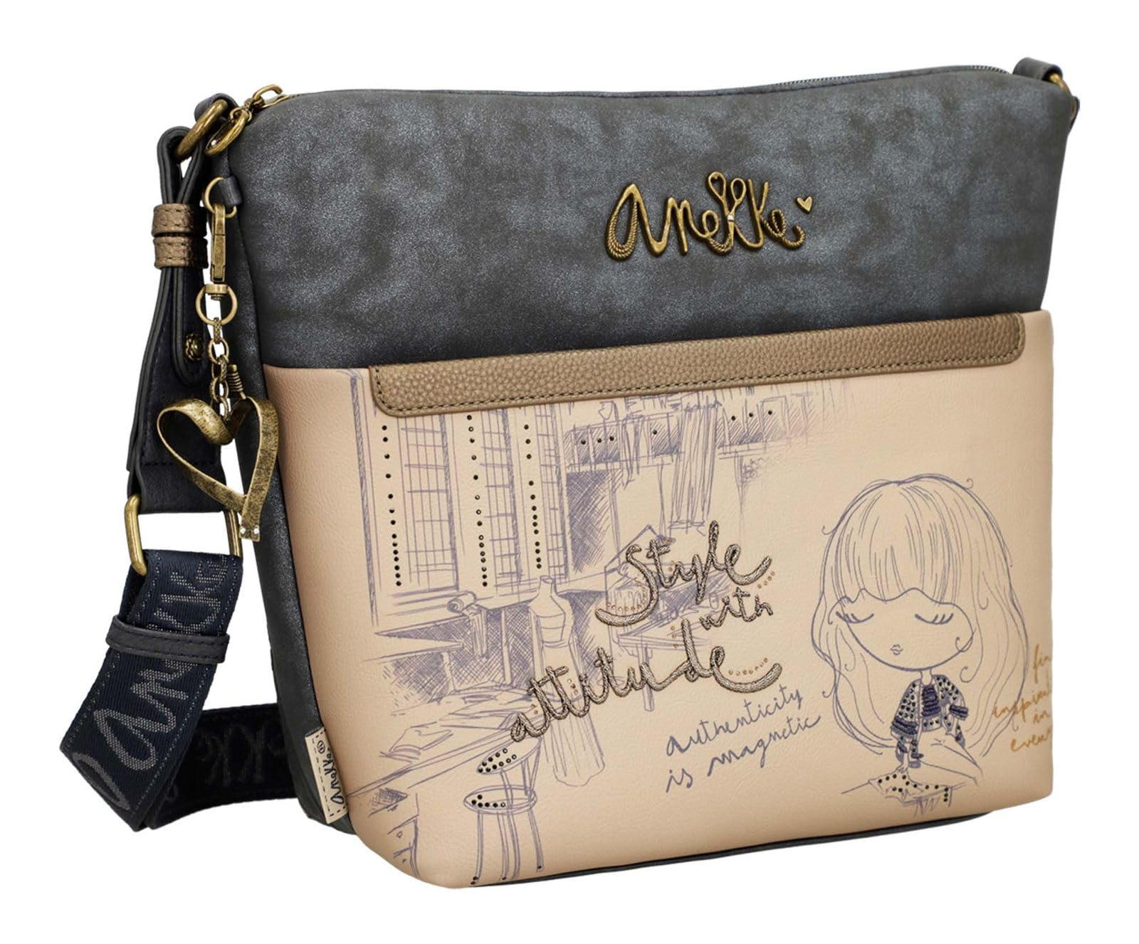 Anekke Umhängetasche Schultertasche Studio Crossbody Bag Multicolor mehrfarbig