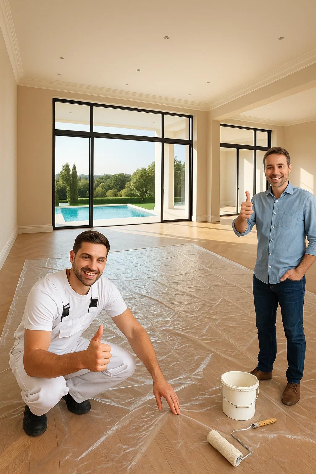 Proalet Hışır Örtü, 4x5 Metre, 20 m², Toz Geçirmez, Su Geçirmez, Dış Mekan Koruma Örtüsü, Boya Koruma, Bahçe, Badana, Şantiye, Zemin Koruyucu Kaplama, Branda