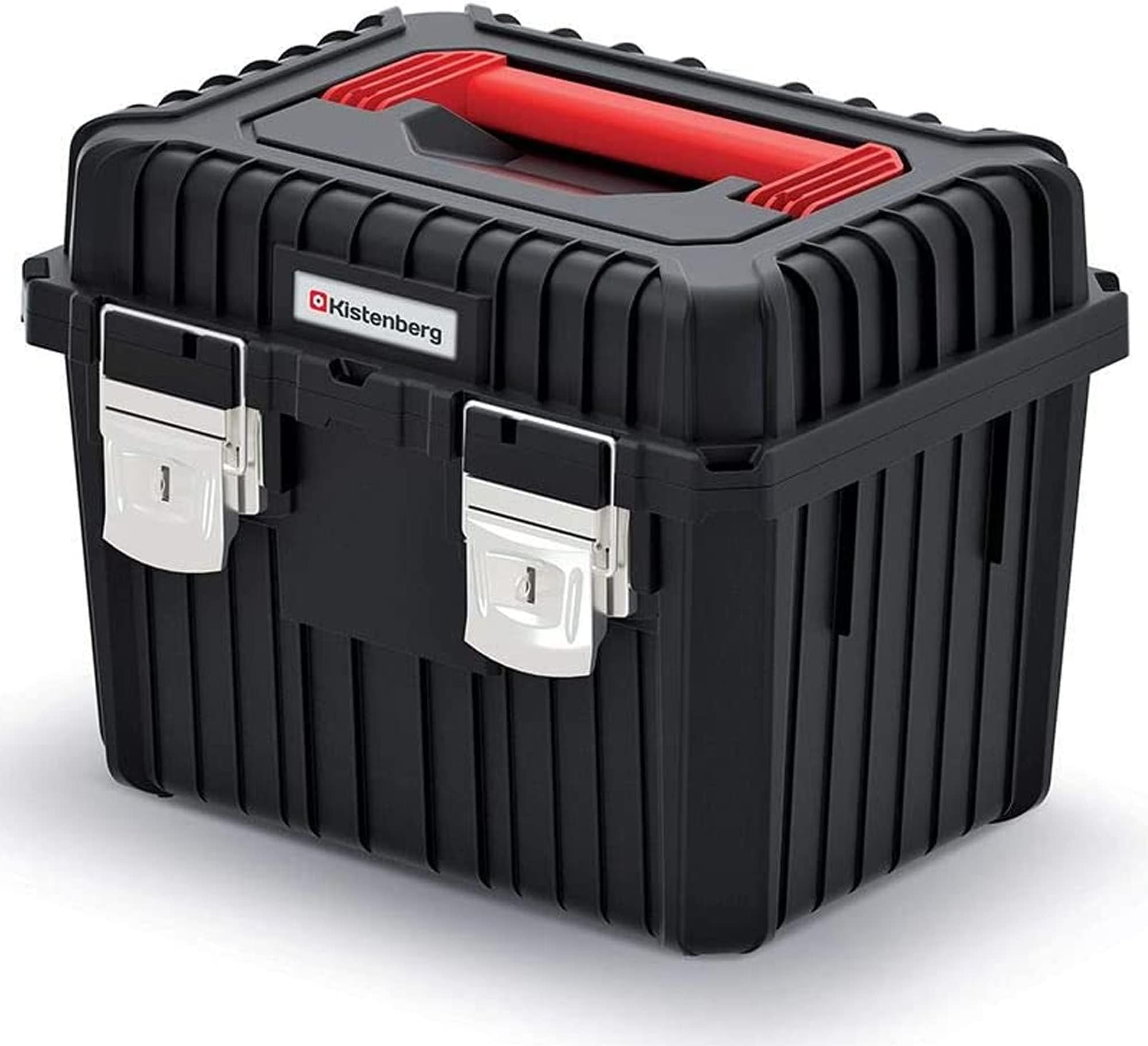 Tool Box with Tool Holder with Clamping Locks, Plastic, 445 x 360 x 337 mm