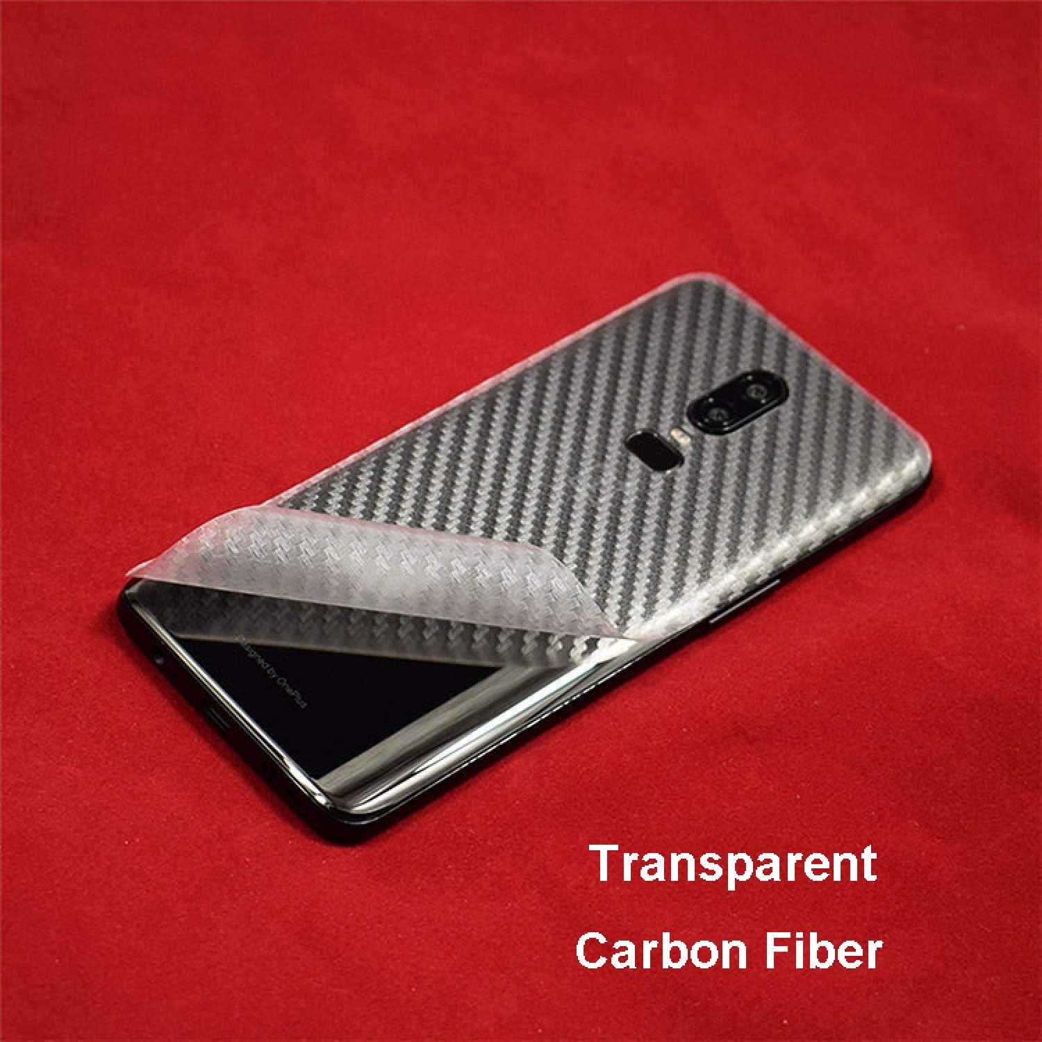 3D Carbon Fiber Sticker for OnePlus 7 Pro Leather/Wood Skins Protective Phone Back Cover Sticker for OnePlus 6T 1+6 Sticker