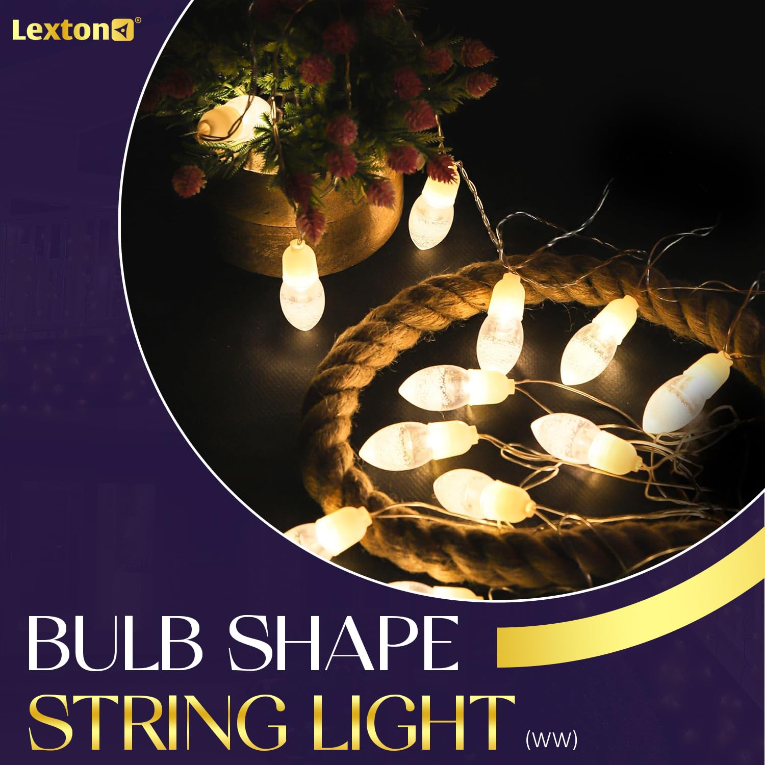 Vintage LED Fairy Lights - 4 Meter Warm White -2 Vintage LED Fairy Lights - 4 Meter Warm White -2