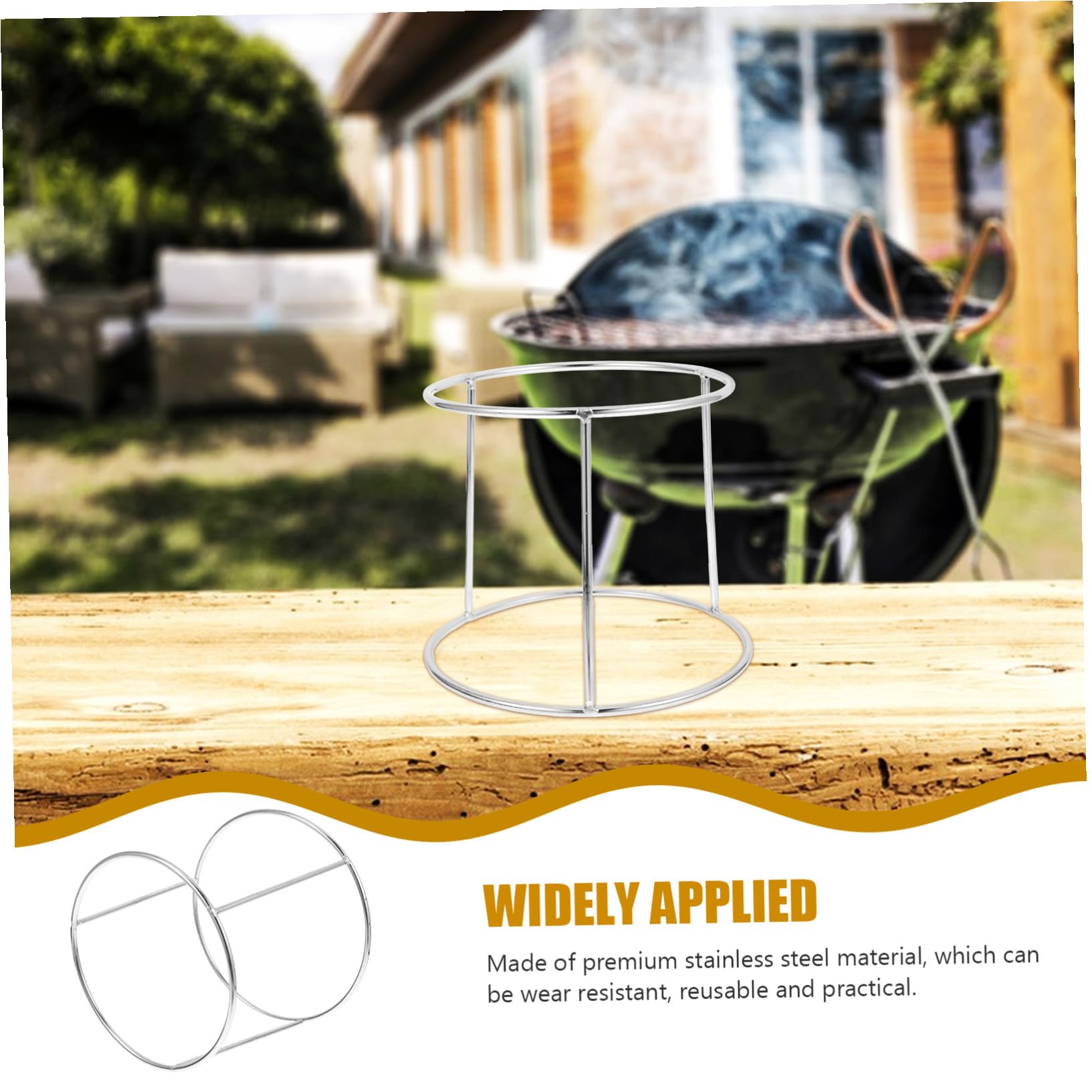 Cabilock 2 Pezzi Supporto per Piatti Frutti di Mare in Acciaio Inossidabile Multifunzionale Antiruggine per Cucina e Ristorante Design Doppio per Decorazione e Conservazione Dimensioni