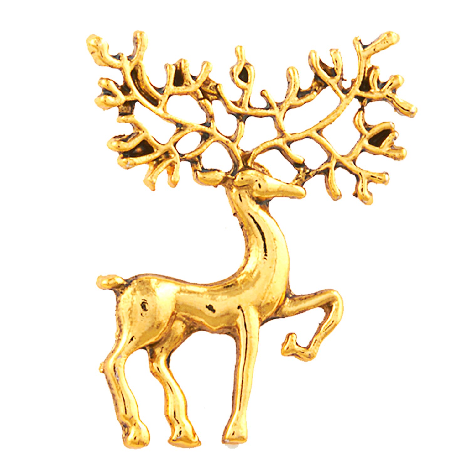 Mahi Traditional Gold Plated Deer Shirt Stud/Brooch Lapel Pin for Men and Women BP1101008G (B07M5DFKDY) Amazon Price History, Amazon Price Tracker