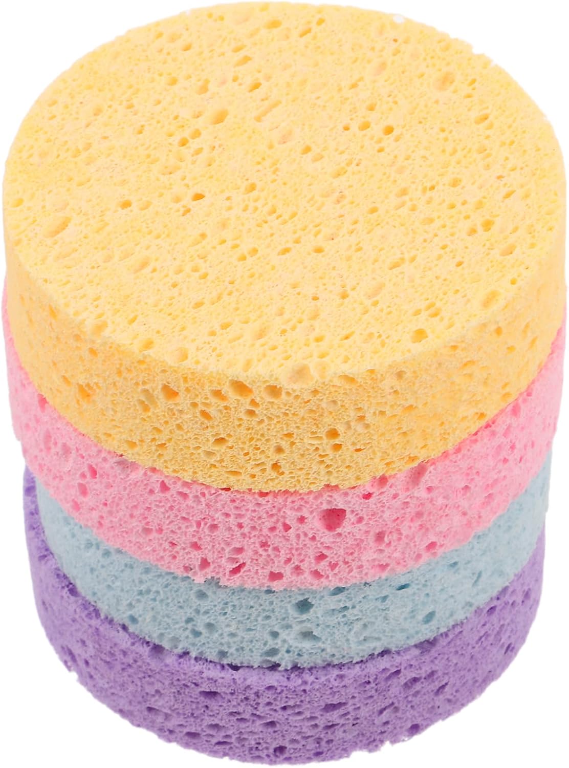 TEHAUX 4pcs Ultra Absorbent Artist Sponges for Efficient Paint Cleaning for Pottery Ceramics and Versatile Art Use