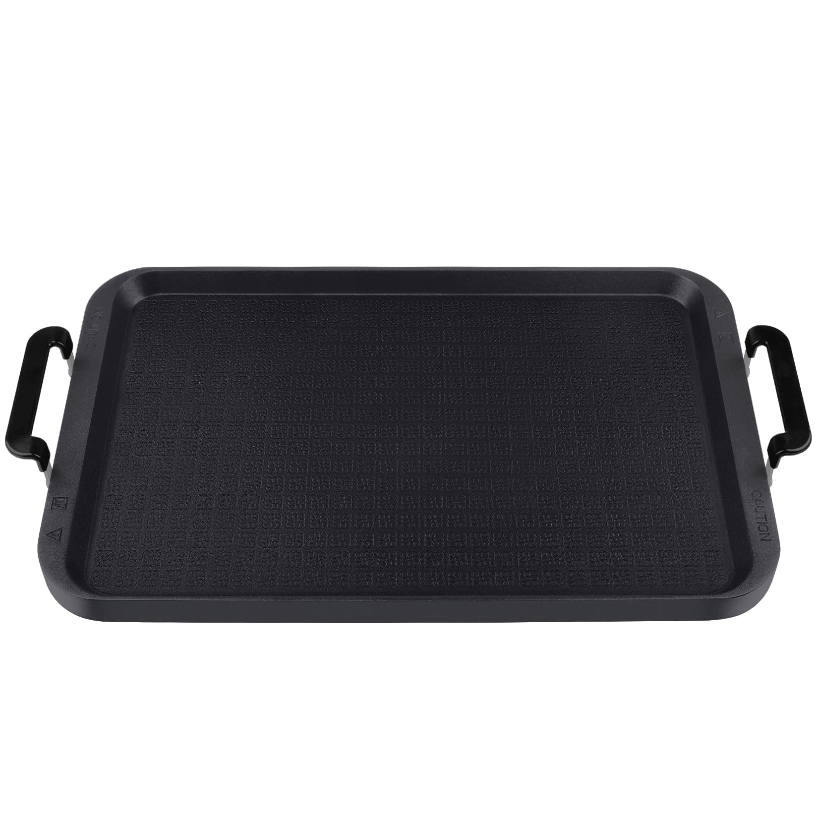 Buy Vayepro Stove Top Flat Griddle,2 Burner Griddle Grill Pan for Glass