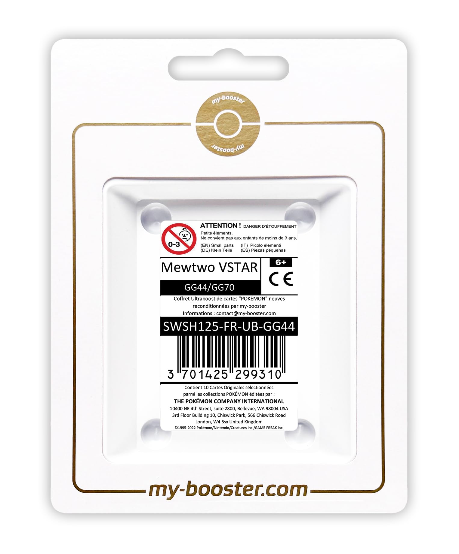 My Booster  Pokémon Company SWSH125 FR MB 156 My Booster Swsh125 Fr Mb 156