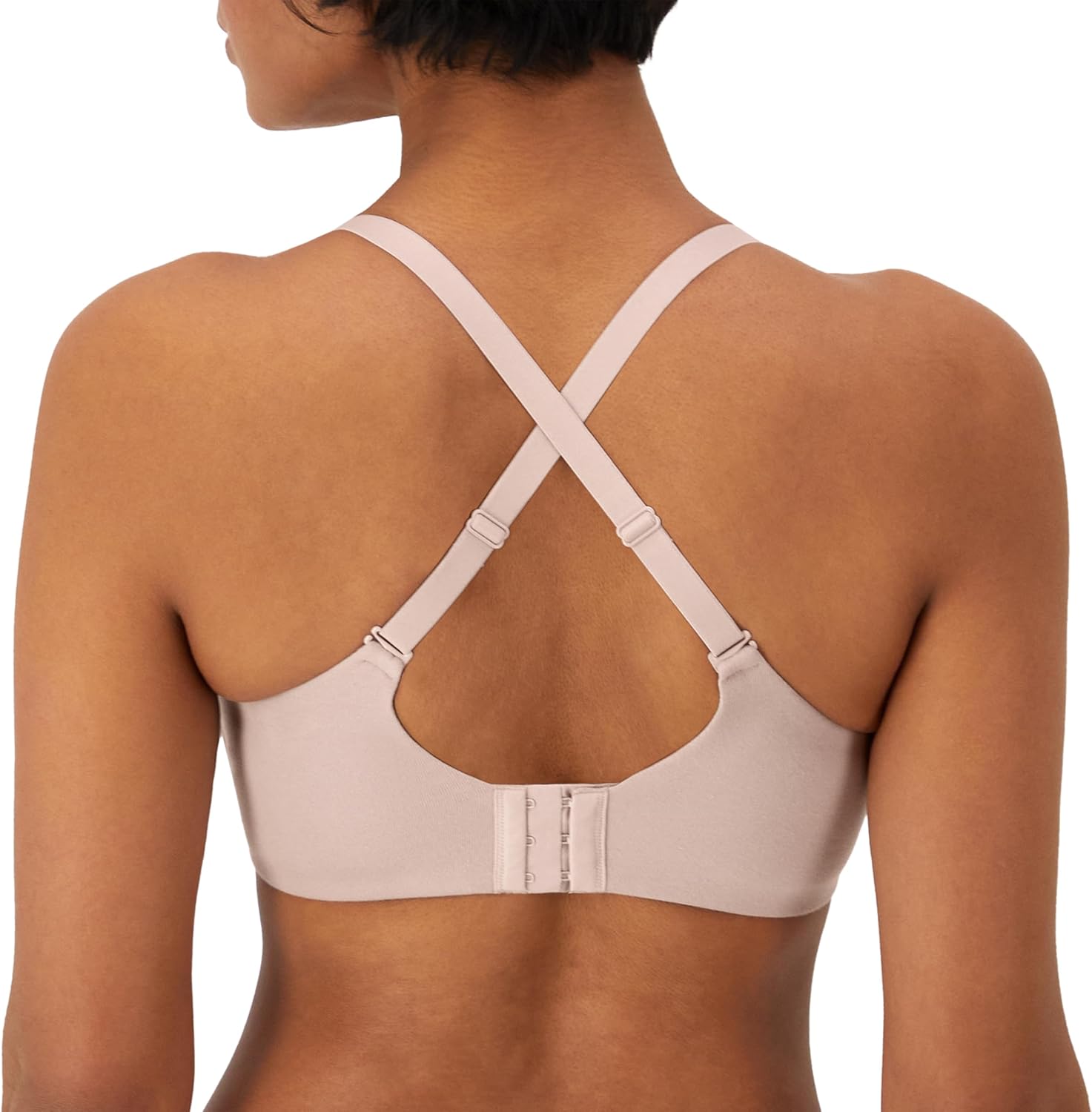 Bali Women's Breathe Wireless Bra, Cotton Modal T-Shirt Bras for Women, Full Coverage, Breathable, Convertible Straps - Image 3