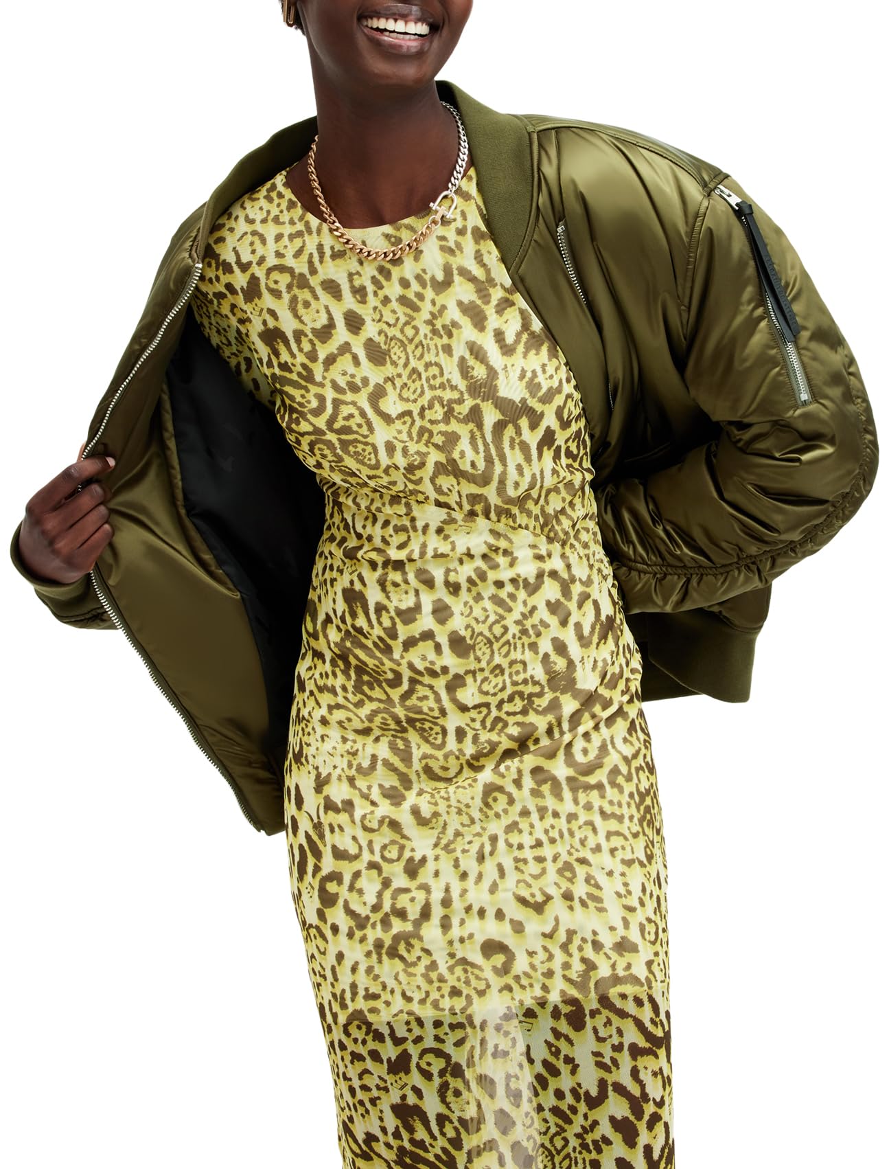 AllSaints Women's Roomer Bomber