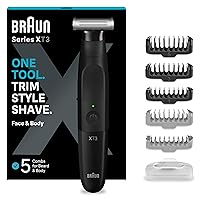 Braun REGOLABARBA UOMO e RASOIO ELETTRICO BARBA E Capelli Series X