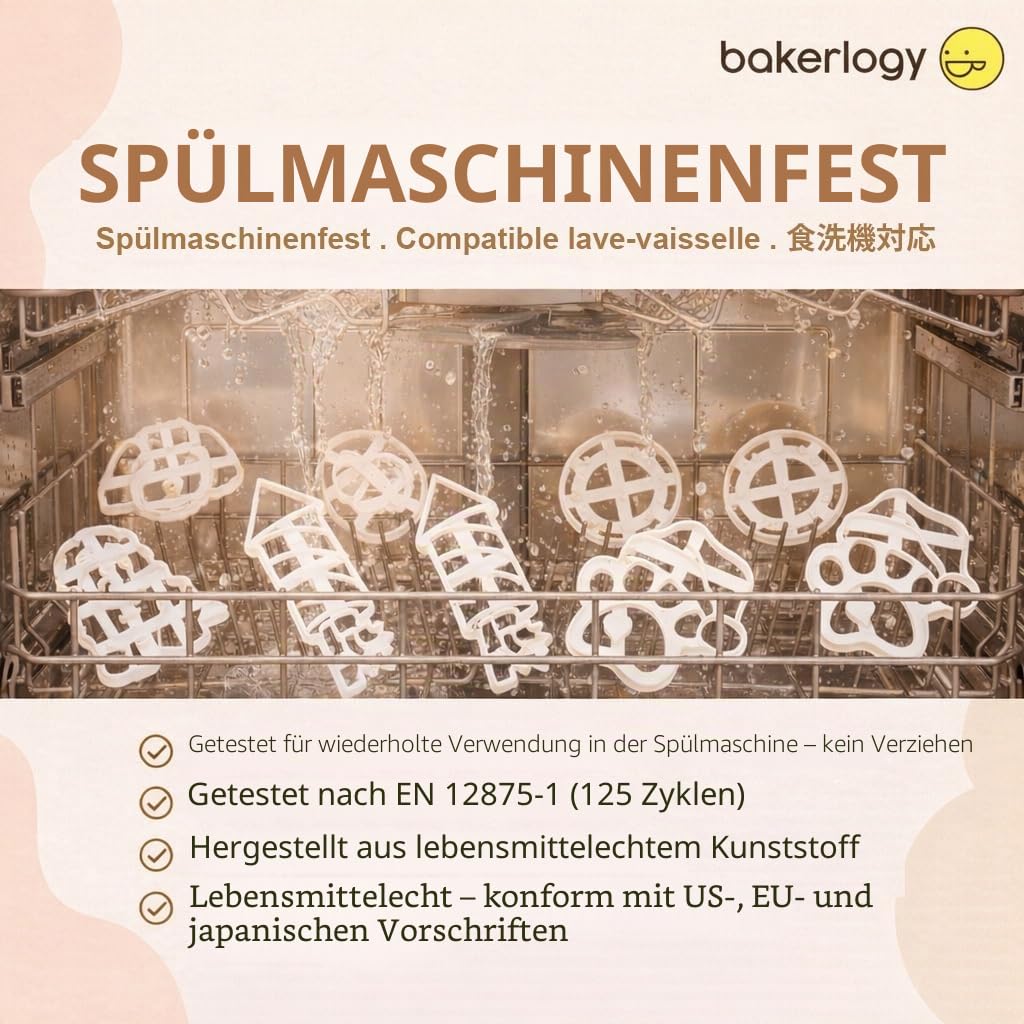 12er Set Sternzeichen Ausstechformen, 12 Teil, Bakerlogy