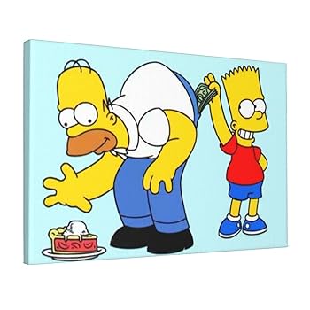 Amazon.co.jp: アートパネル ザ・シンプソンズ ポスター