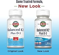 Vista 2 de KAL Balanced K2 Plus D-3 Tabletas, 100 mcg, 60