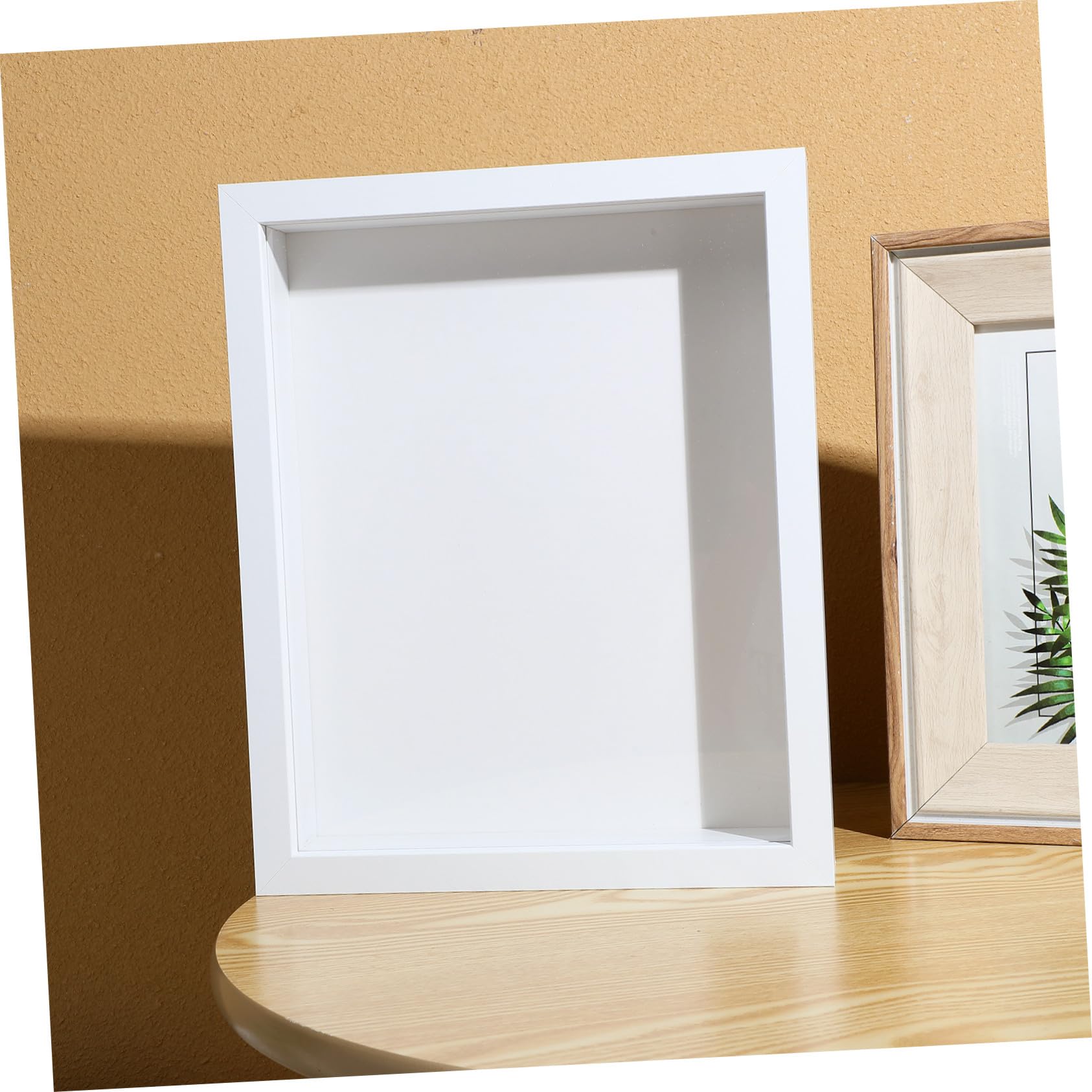 TOYANDONA 2 STK. Holz Rahmen mit Hohlraum für Schmetterlingsfotos und Sammlerstücke Dekorativer Aufbewahrungsrahmen mit Desktop-Ständern für Hochzeits Erinnerungen und Auszeichnungen