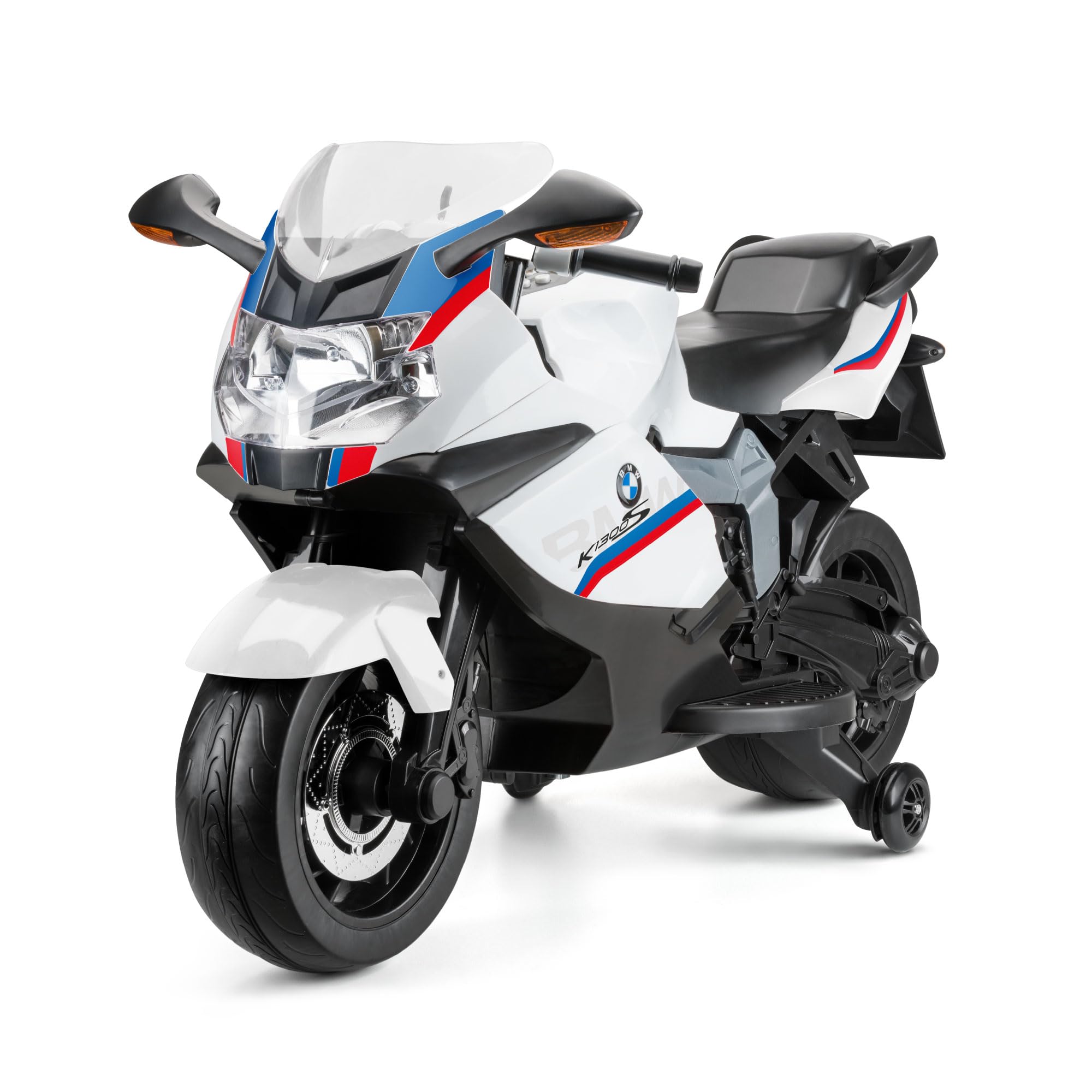 Elc White Bmw K1300s Electric Ride On Motorbike