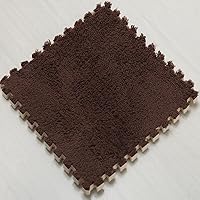 Vista 14 de Juego de 12 alfombrillas de juego de rompecabezas de azulejos entrelazadas de espuma EVA suave, alfombrillas protectoras para el suelo