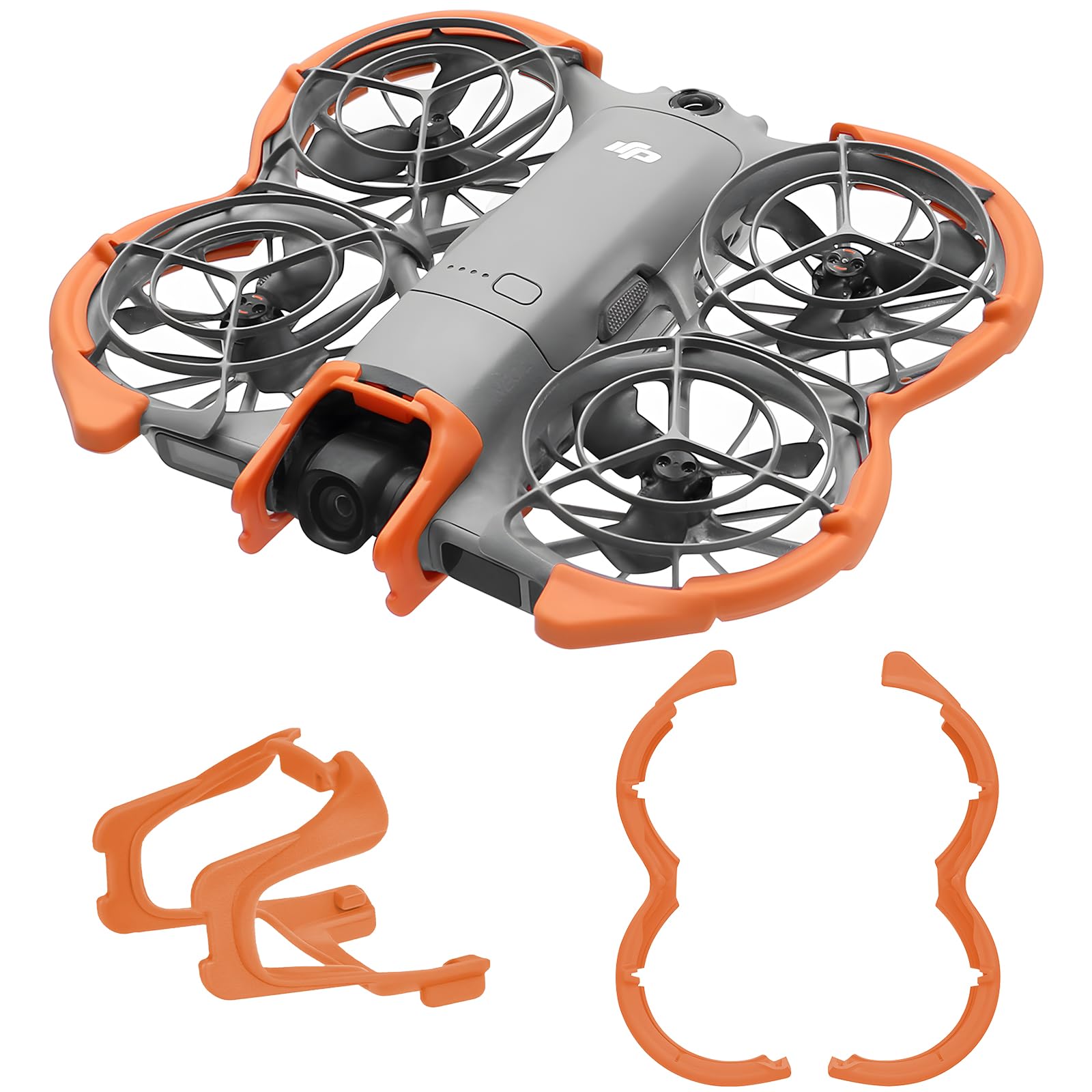 Craznick Propeller Guard Protector for DJI Neo 2 - Drone Accessories Gimbal Bumper Camera Lens Protective Bar 2 in 1 Anti-Collision Ring Protection Kit for DJI Neo 2 Drone