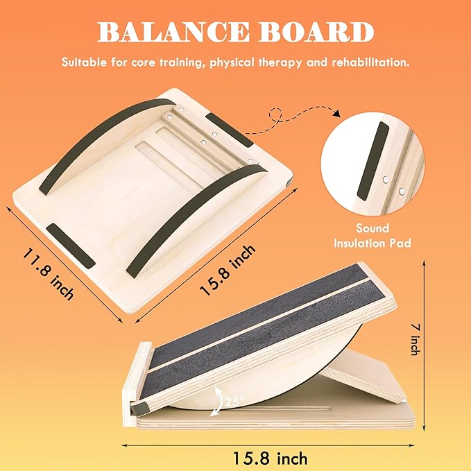 Tabla Inclinada MUCITAGF Profesional Ajustable para Estiramiento de Pantorrilla miniatura 3