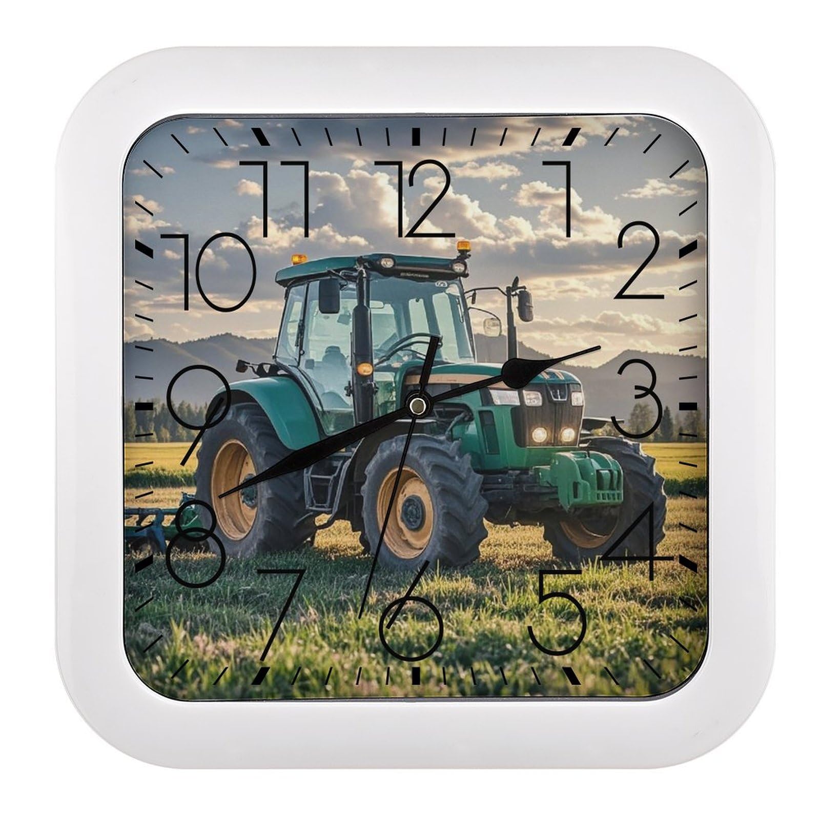 Horloge murale silencieuse pour chambre et grand bureau