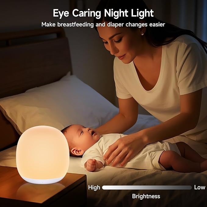 Lámpara de Noche Infantil LED Táctil Multicolor Recargable miniatura 3
