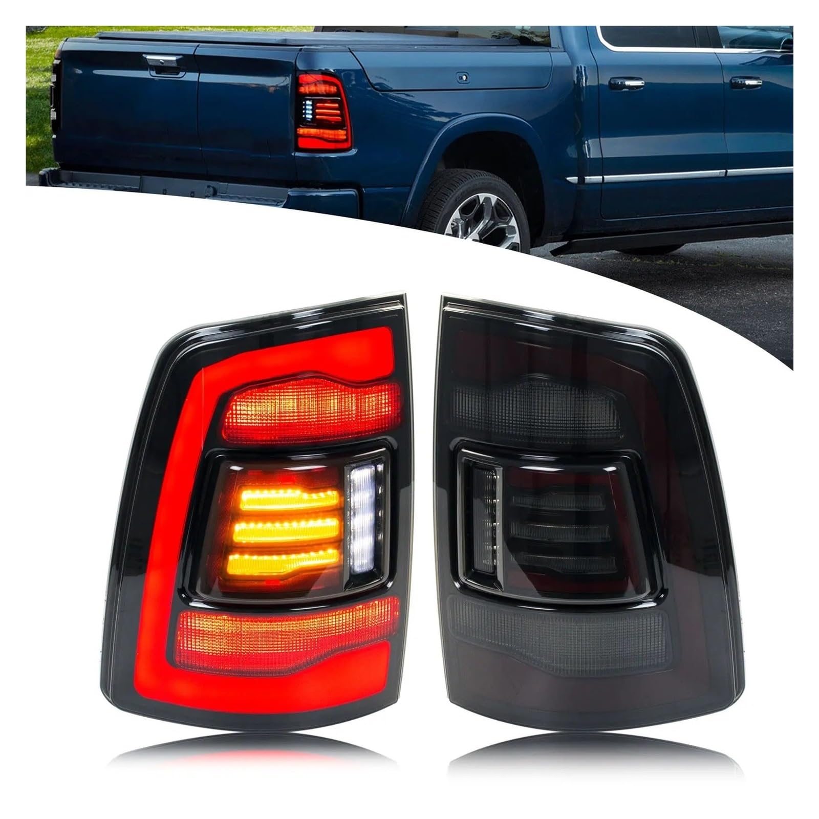 Feux arrières pour Dodge Ram 2500 pour remplacer un bloc optique usé