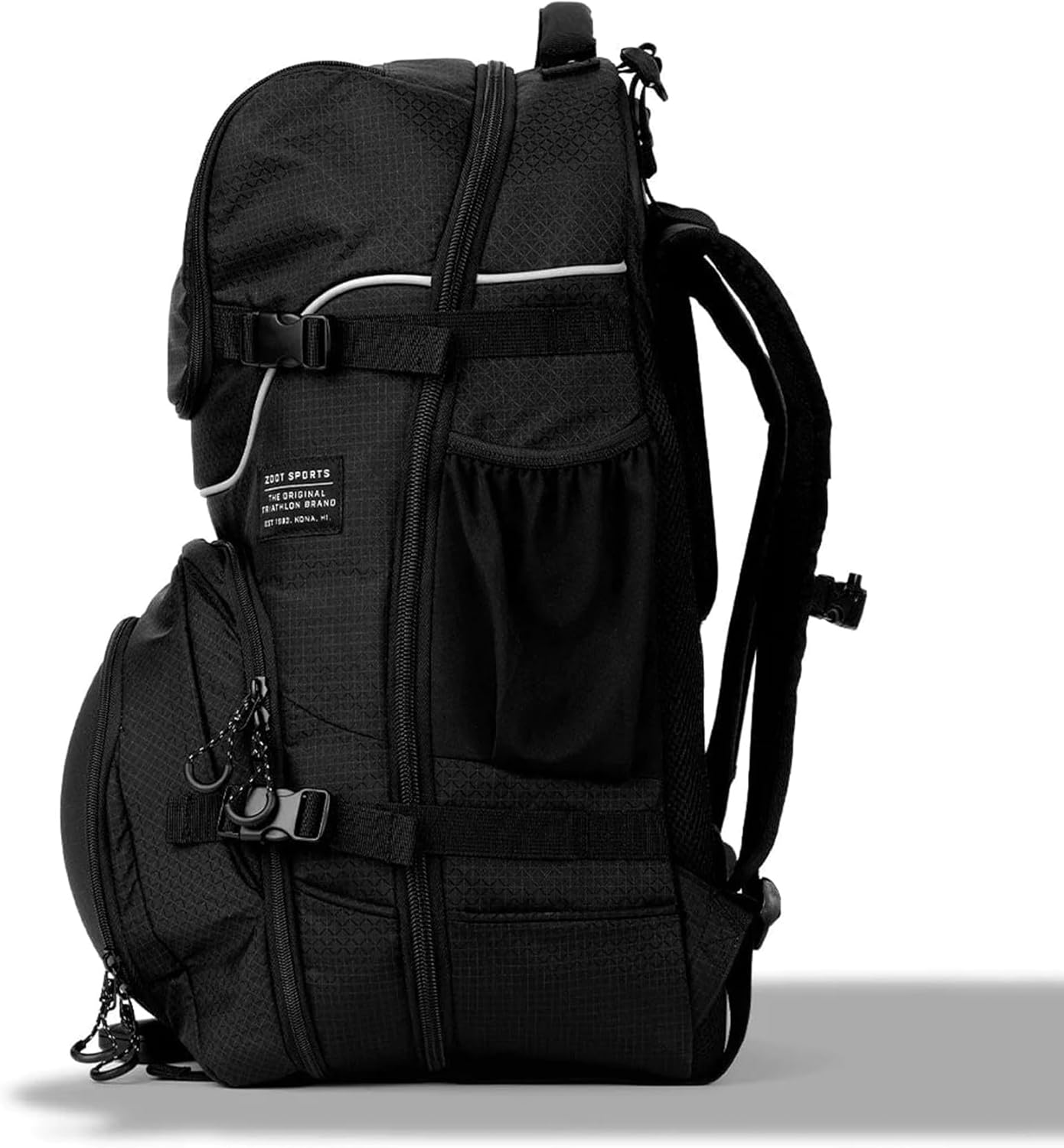 Zoot Ultra Tri Bag, Triathlon Transition Backpack with Wet Storage for Men & Women Athletes, Race Day, Travel & Train, Black - Image 6