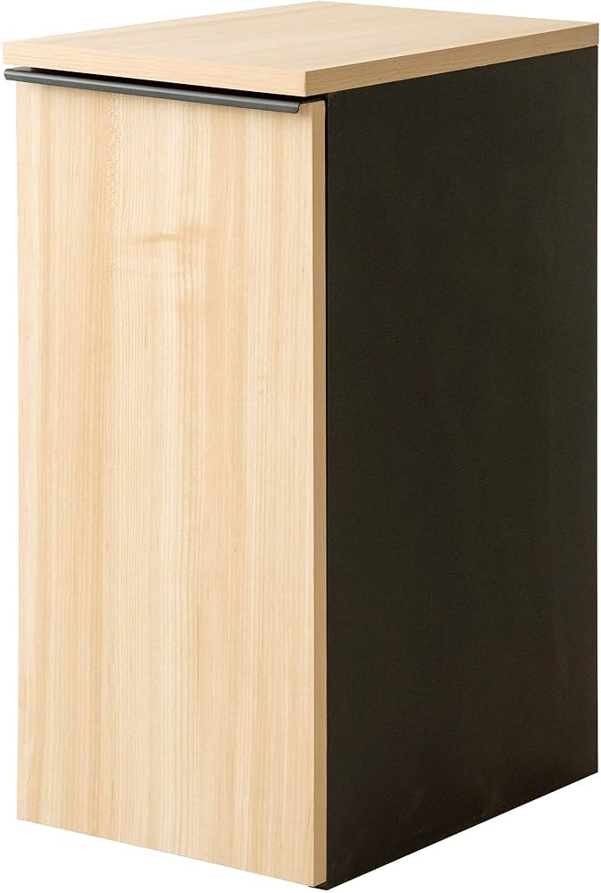 【新品】45L 木製 ゴミ箱 北欧 スリム おしゃれ ダストボックス ごみ箱 dショッピング |ゴミ箱 45L Empro ふた付き 木目調 （ ごみ箱 45