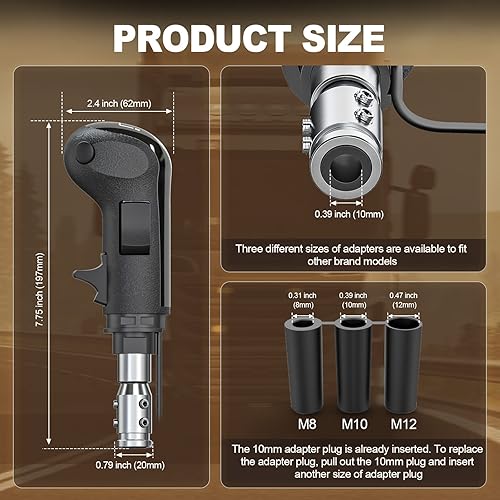 Miniatura 4 de TOCiTAA USB Truck Simulator Shifter, Gearshift Knob for ATS & ETS2 - Compatible with Logitech G29 G27 G25 G920, Thrustmaster TH8A and Fanatec SQ