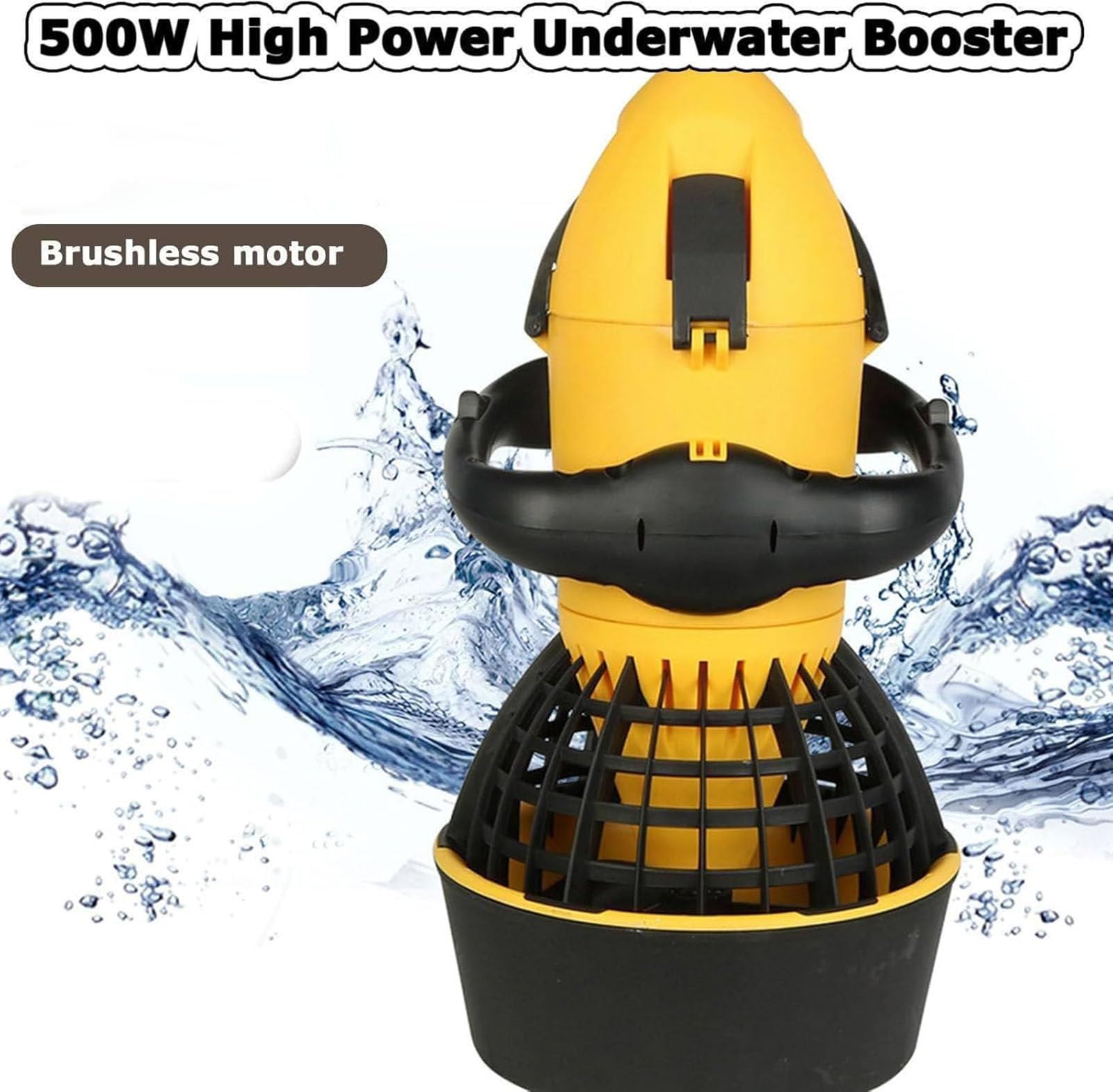 Scooters subacuáticos,Scooter Submarino para Buceo,hélice de Agua,Puede Utilizar en 20 Metros de Agua,potenciador de Scooter Submarino,500W