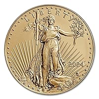 Vista 2 de 2024 Moneda Águila de Oro Americana Brillante Sin Circular de 1/10 oz con Certificado de Autenticidad $5 Vendedor Mint State