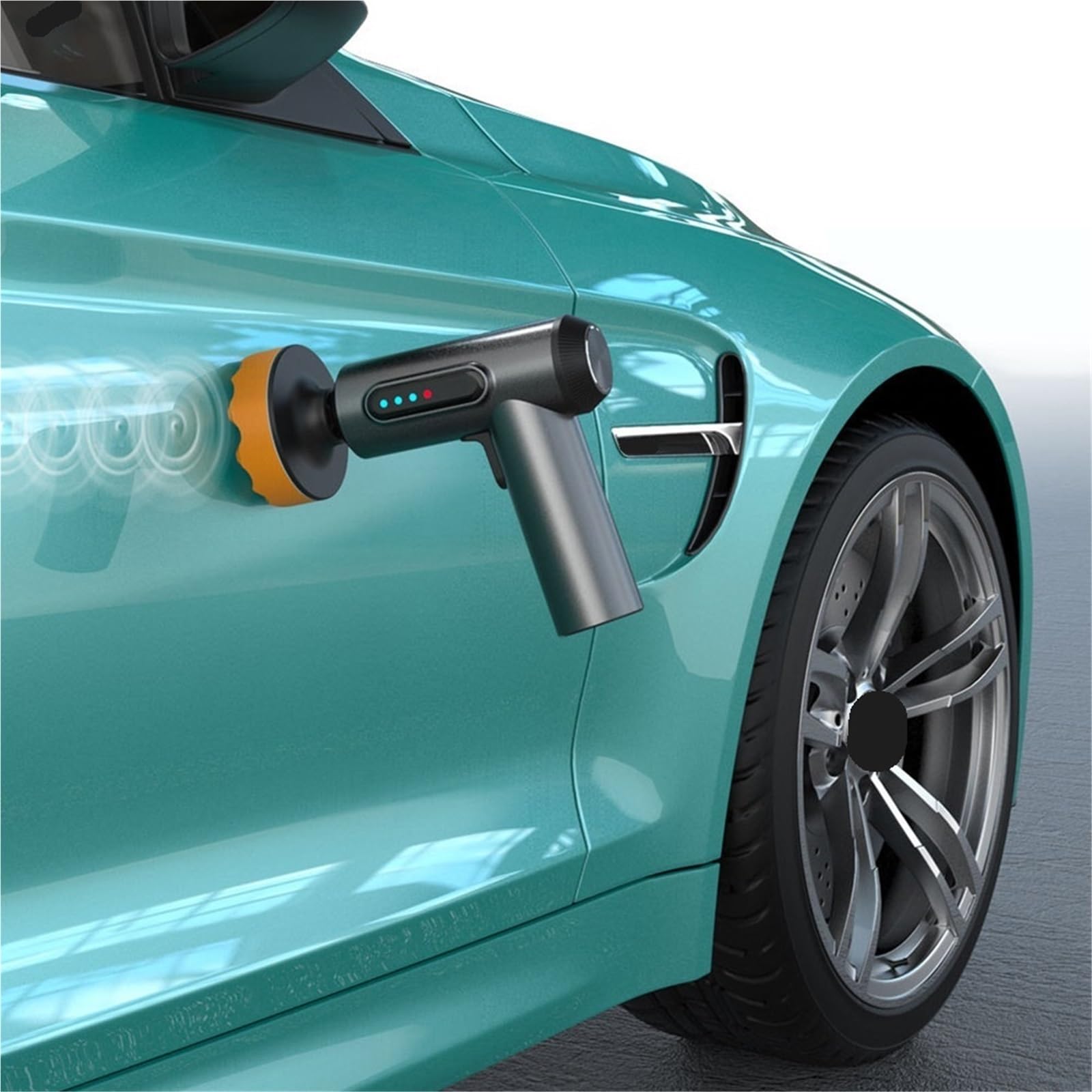 Pulidora a máquina, Disco Pulidor Inalámbrico For Coche (paquete De 2) For Encerar Y Reparar Arañazos En La Pintura Del Coche.,para detallado, encerado y pulido de automóviles