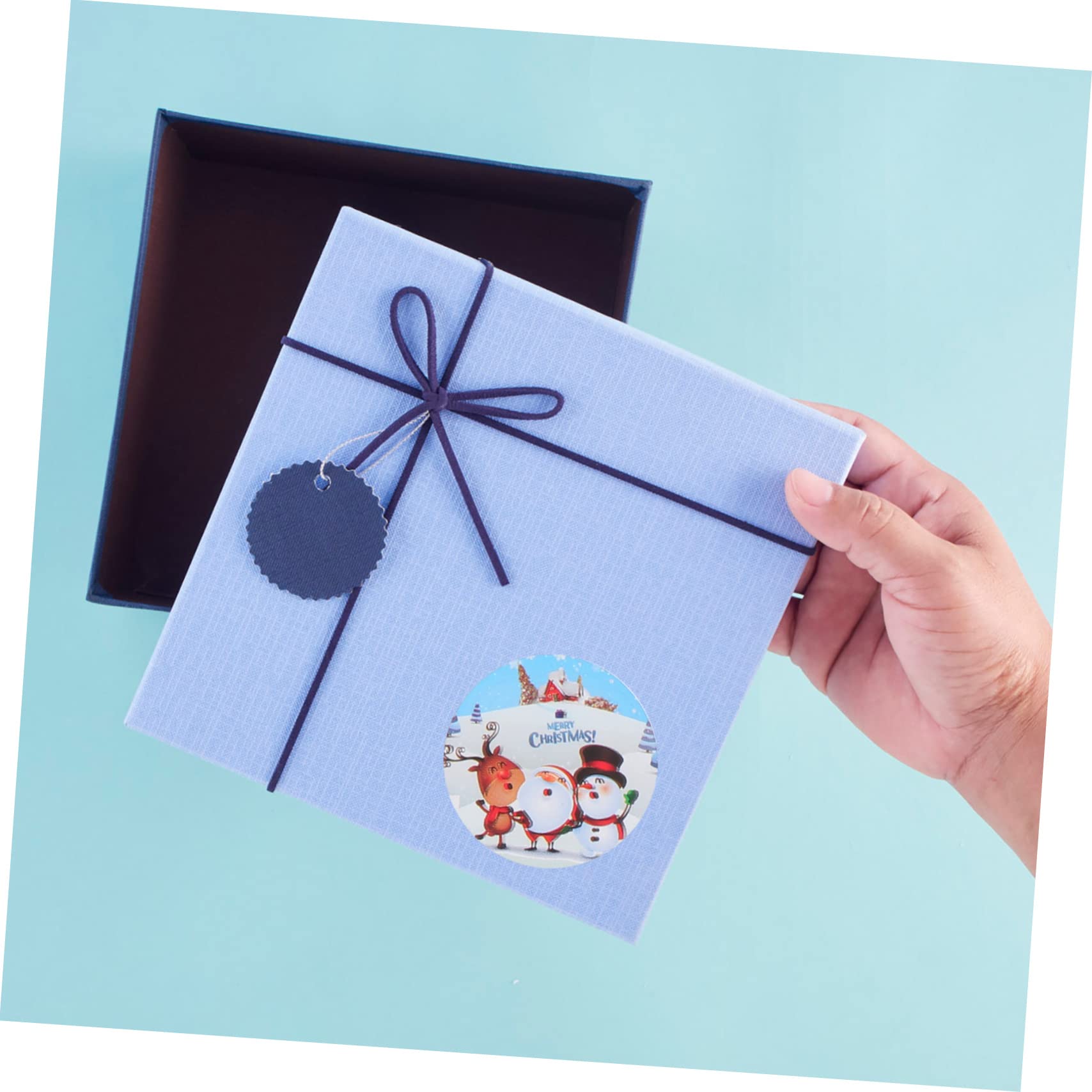 SHINEOFI 18rotoli Etichette Adesive Natalizie Animati Confezione Stickers Per e Decorazioni Per Confezionare e Personalizzare Festivi