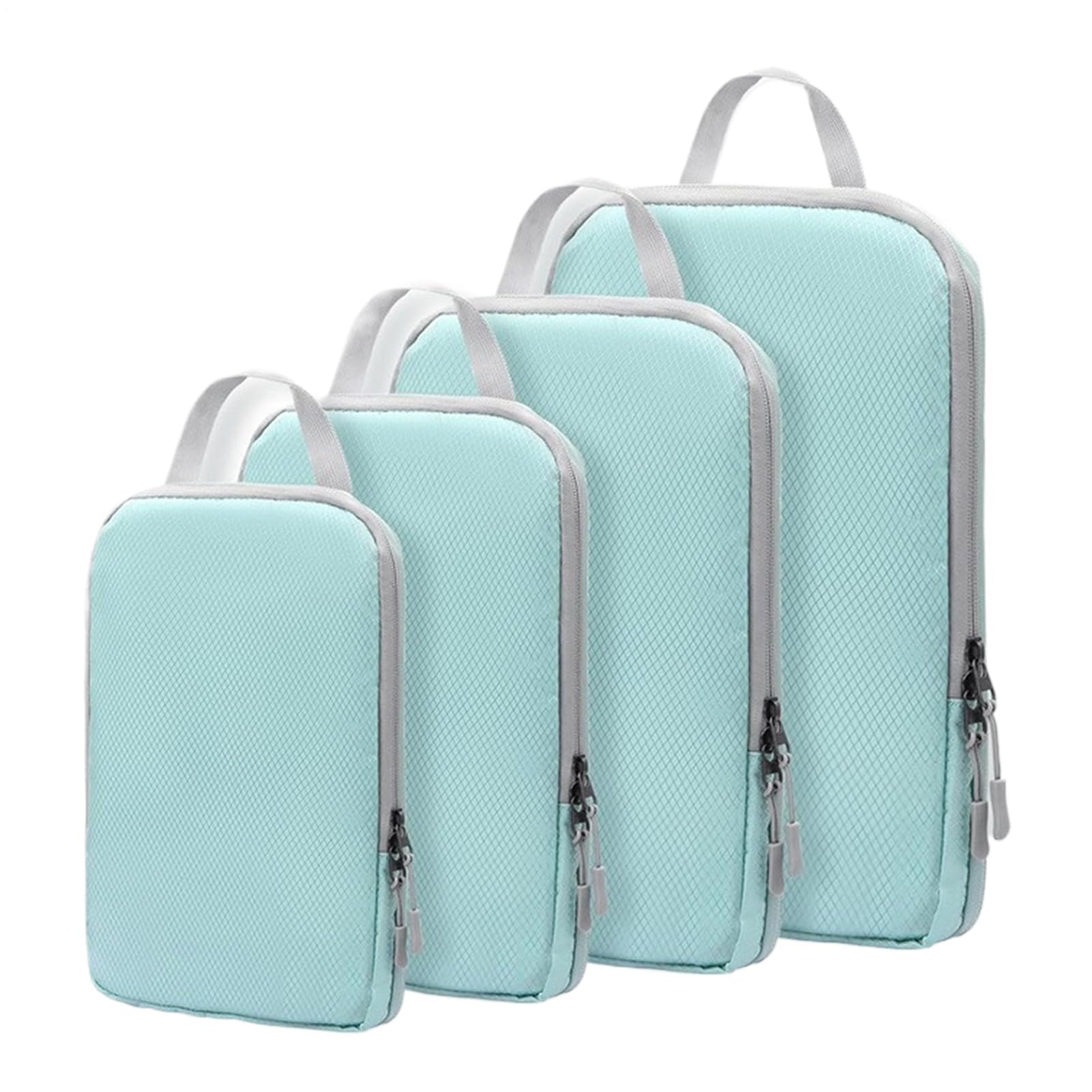 Cubos de compresión para Ahorrar Espacio Viajes | 4 Unidades Bolsas vacío Reutilizables Maletas, vuelos, Equipaje y Camping