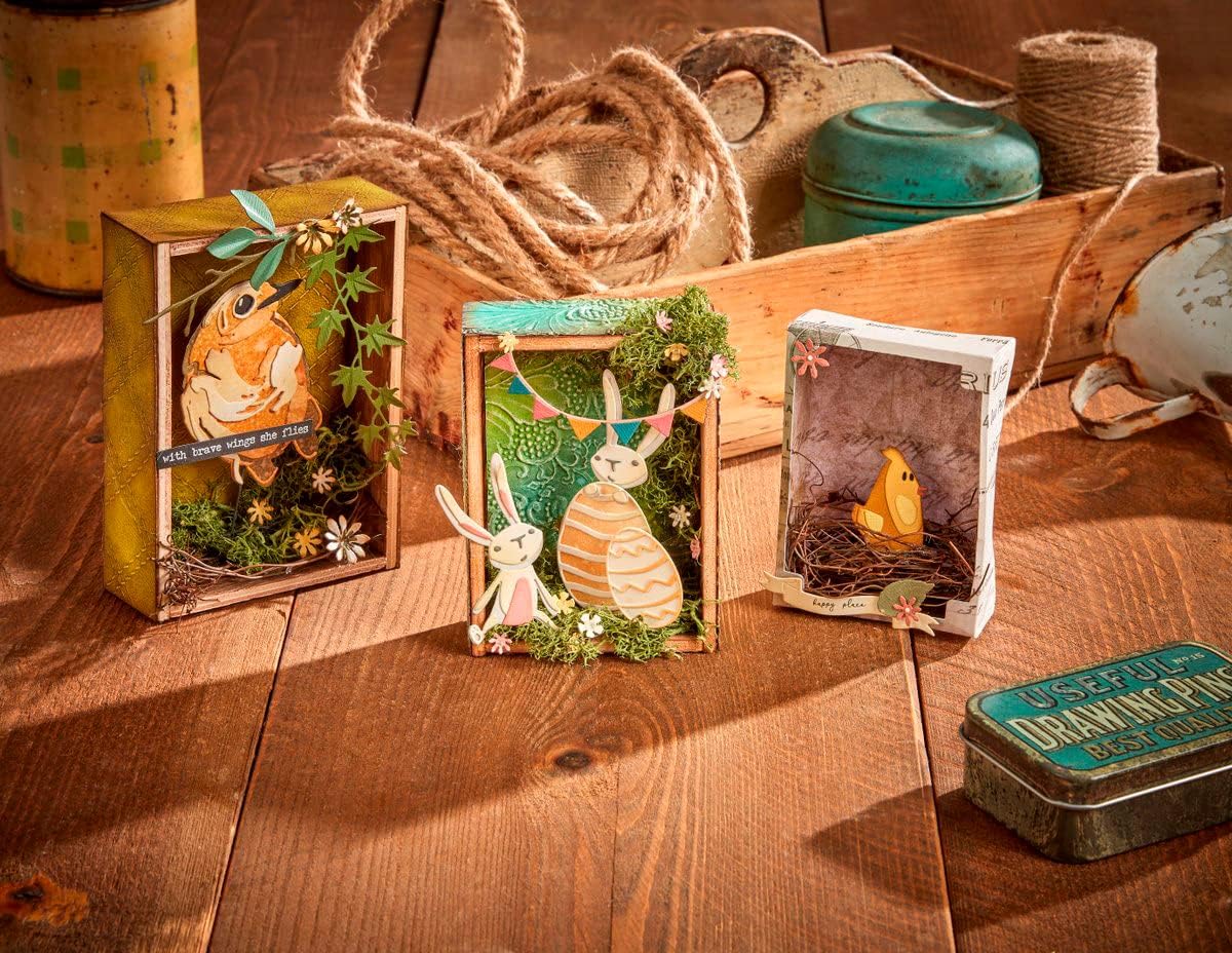 Sizzix Thinlits Die Set 12PK Papercut Chicks Colorize by Tim Holtz, 665854