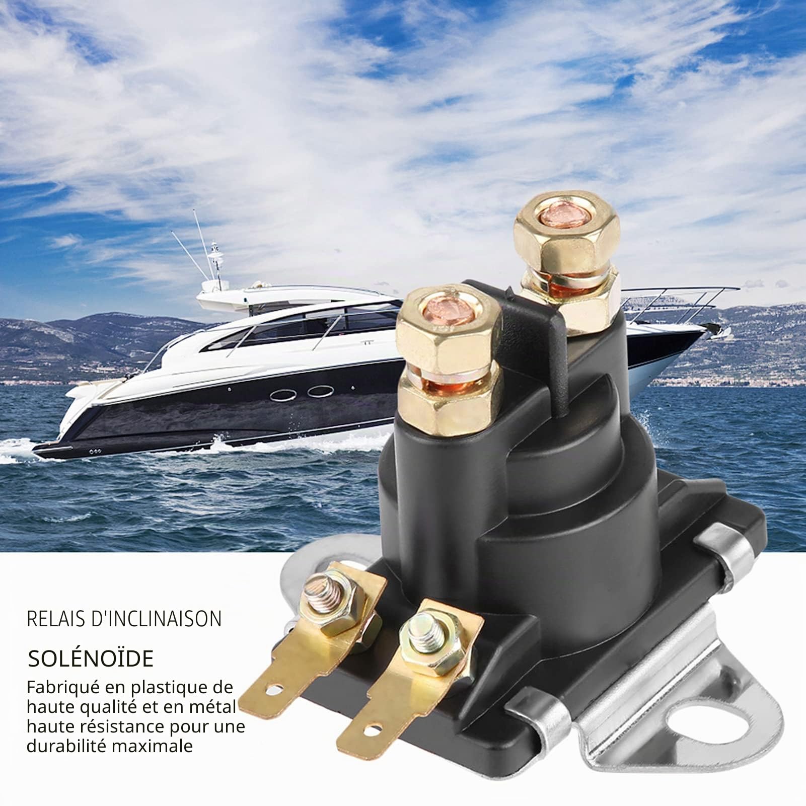 relais de demarrage mercury mercruiser 3 l,Relais De Demarrage Mercury Mercruiser 3 L,Relais Trim,Solénoïde De Garniture D'Inclinaison,Solénoïde De Démarreur De Bateau De Mercure,Commutateur De Soléno
