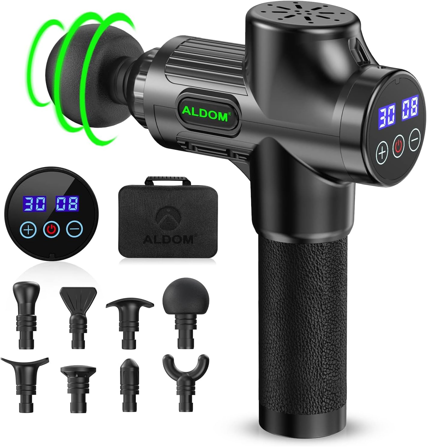 Massage Gun, 30 Speed Levels Powerful Massage Gun, Portable Powerful Massage Gun for Daily Use, Sports Lovers, Super Quiet High Speed Motor Massage Gun with LCD Screen Massage Gun, 30 Speed Levels Powerful Massage Gun, Portable Powerful Massage Gun for Daily Use, Sports Lovers, Super Quiet High Speed Motor Massage Gun with LCD Screen