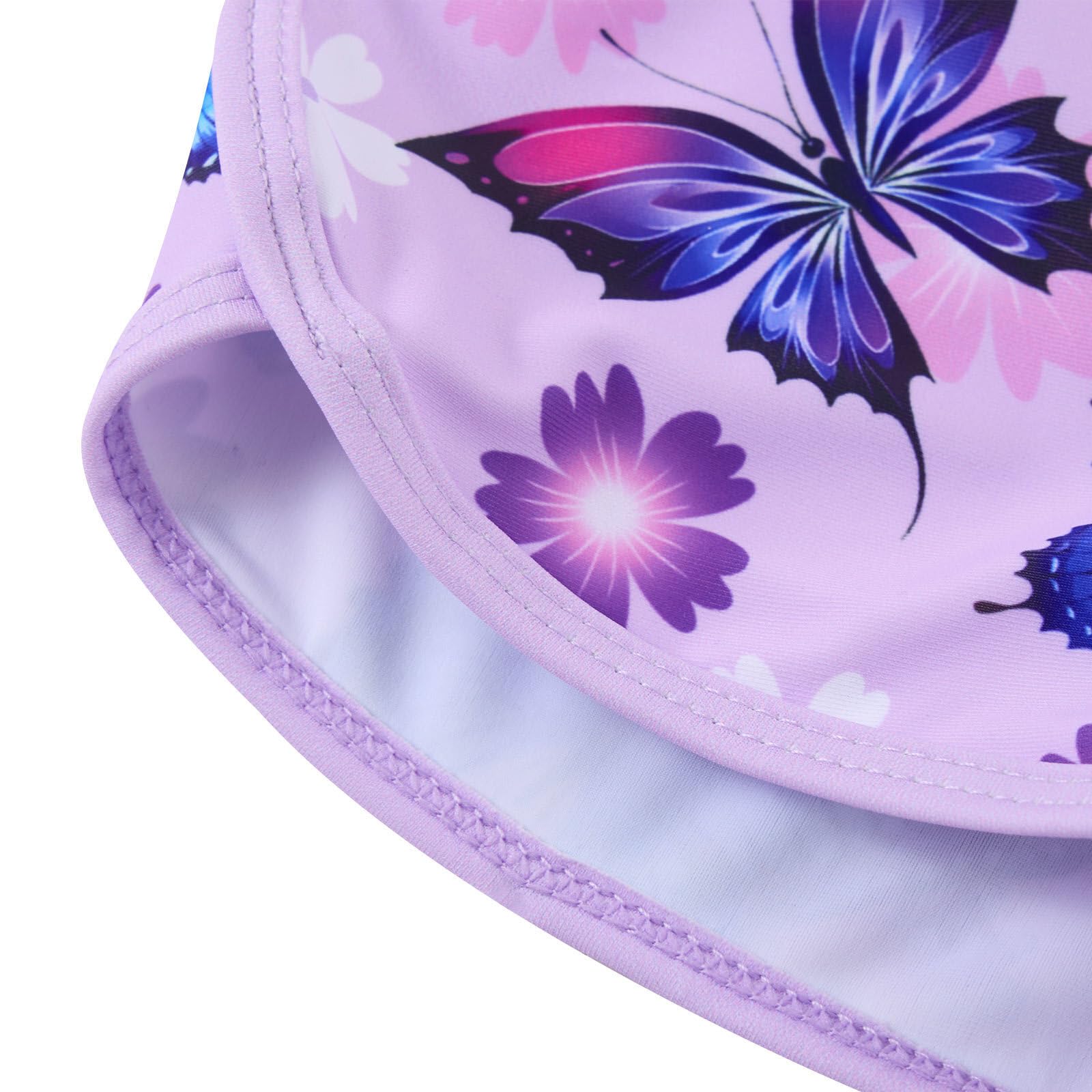 ALISISTER Maillot de Bain pour Fille Maillot de Bain Deux pièces à Manches Longues Protection UPF50 Ensemble de Natation pour Fille Maillot de Bain pour Enfant 4 10 Ans