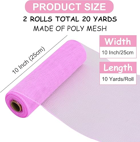 Vista 52 de TONIFUL 2 rollos de cinta de malla decorativa natural de arpillera de 10 pulgadas, perfectos para coronas, guirnaldas, árboles de Navidad