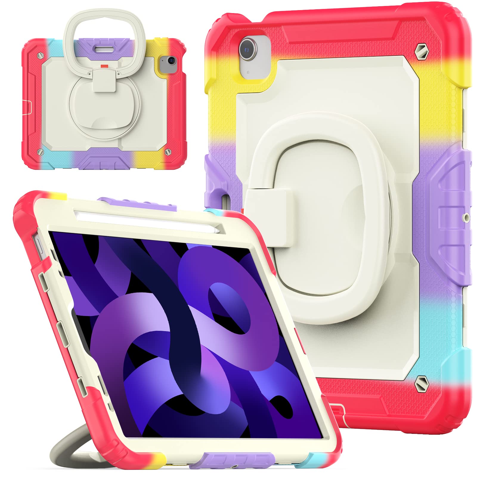 Amazon.co.jp: SENLAN との互換性あり iPad Mini 6 ケース 360°回転