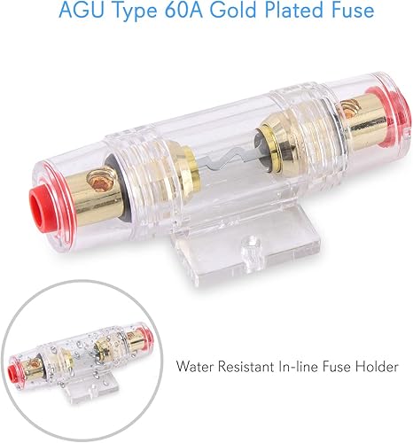 Miniatura 4 de Legacy Kit de cableado de audio para automóvil, conexión de amplificador de 1600 vatios para unidad principal de batería con cable de alimentación