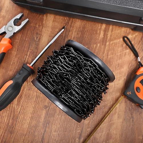 Miniatura 6 de Cadenas colgantes de metal de 33 pies 112" Cadena de fijación decorativa Cadena ligera de utilidad para colgar plantas, cesta, lámpara, candelabro,