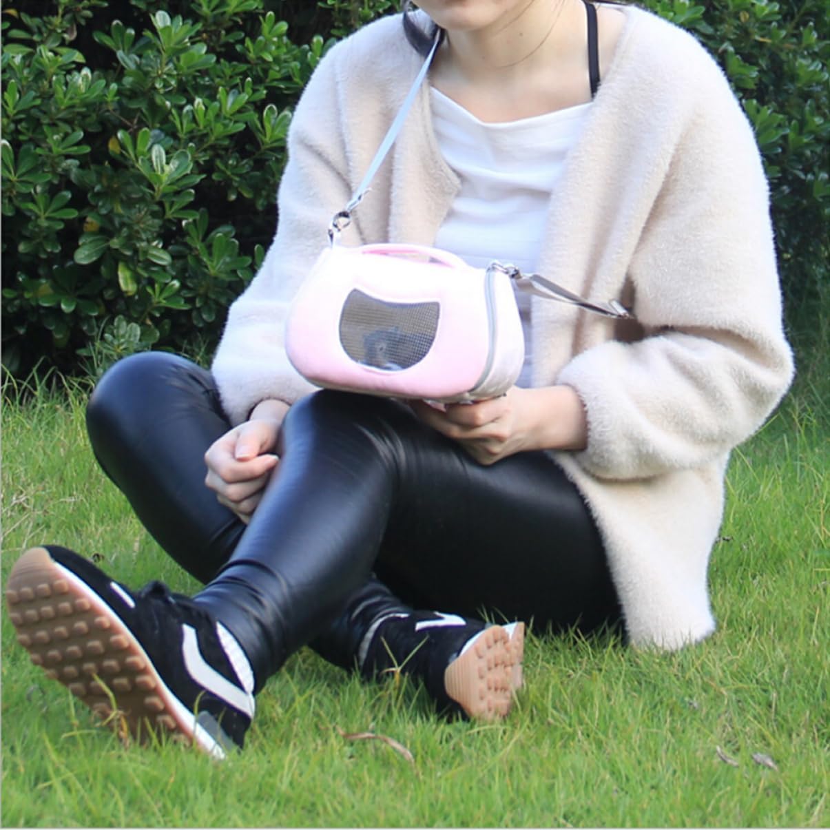 NOLITOY 3pcs Fashionable Small Pet Handbag for Outdoor Travel and Hiking Portable Pet Handbag for Cats Dogs