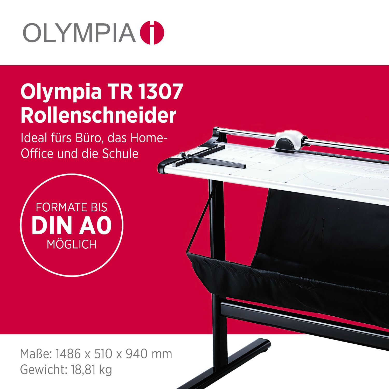 Olympia TR 1307 Schneidelineal