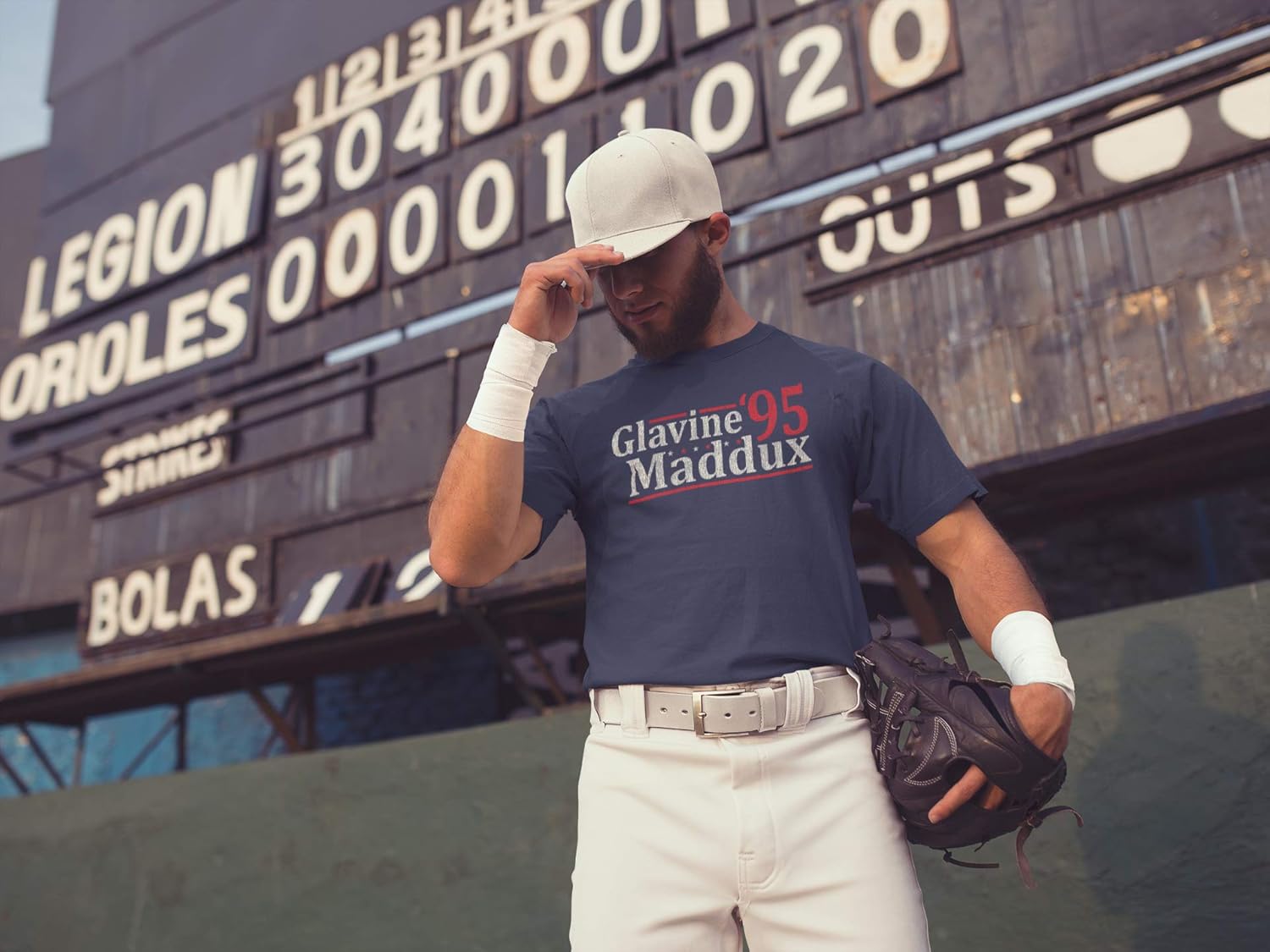 Glavine Maddux Shirt 1995 – Atlanta Baseball Vintage Tee – 90s Pitching Legends Retro Fan Shirt