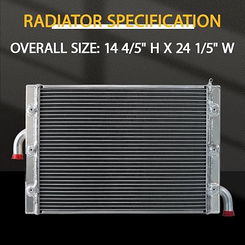 Miniatura 4 de Radiador de aluminio de 3 filas compatible con Polaris RZR 1000 XP S XP4 Turbo MD 2017-2020