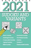 Vista 1 de Sudoku and Variants 2021 ...366 mixed sudoku including sandwich sudoku, arrow sudoku, thermo sudoku and many more!