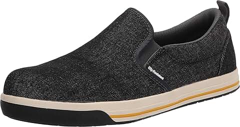 mens slip on steel toe shoes